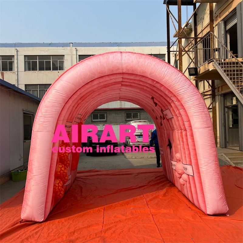 Tunnel Inflatables, Entrance Tunnel Inflated, Custom Inflatable Colon Tunnel