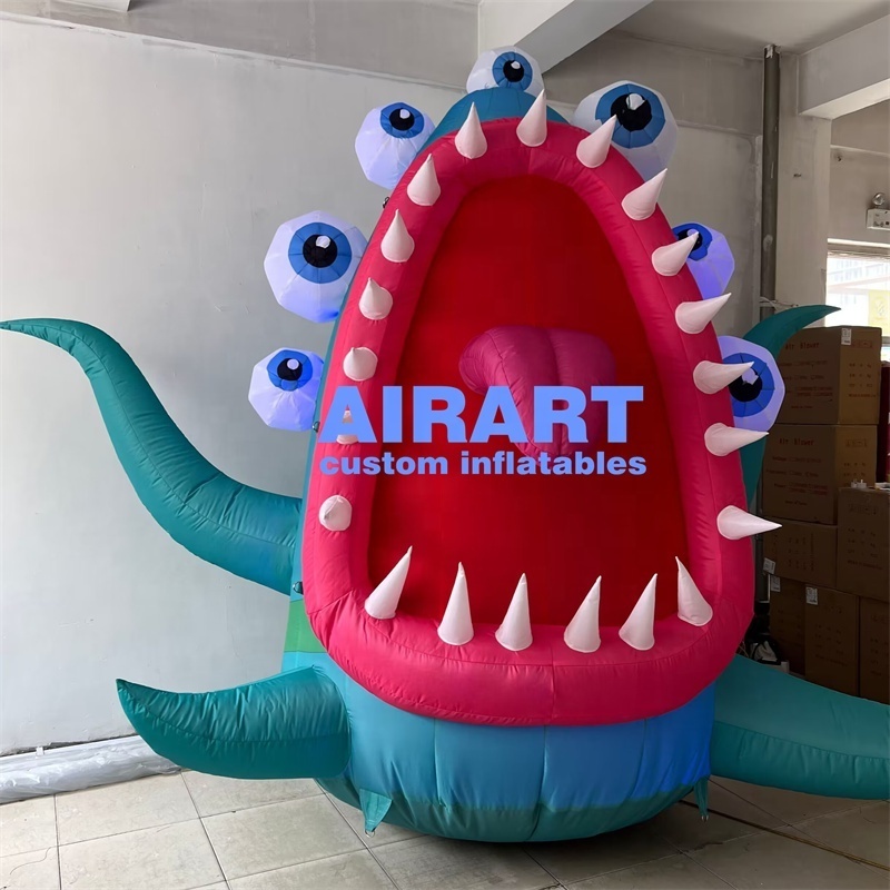 Outside activity decorating inflatable cartoon robot props,customized inflatable robot character models