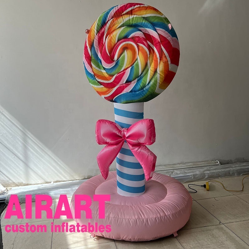 Hot sale Inflatable Colorful lollipops inflatable inflatable candy