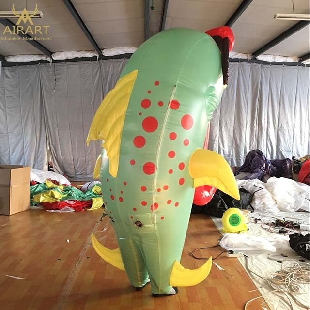 Advertising inflatable decoration cute inflatable fish costume