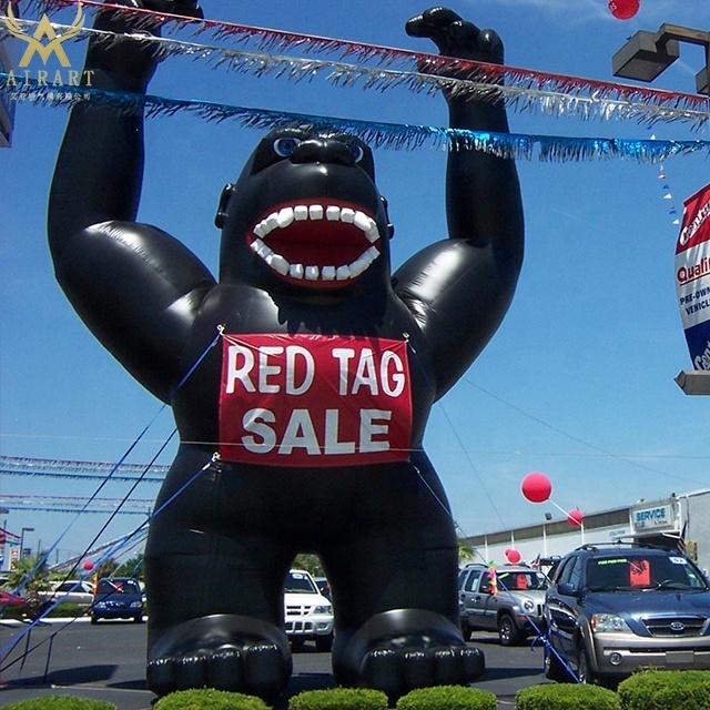 advertising giant inflatable gorilla monkey animal