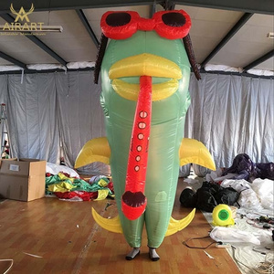 Advertising inflatable decoration cute inflatable fish costume