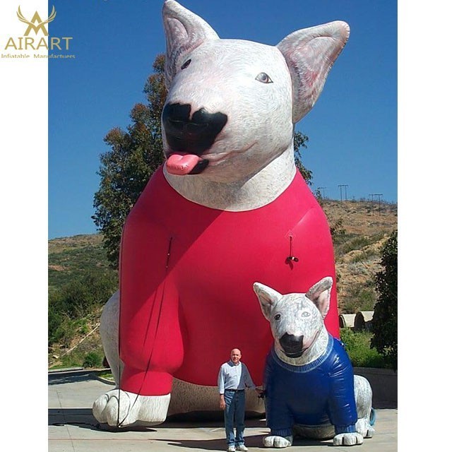 Wholesale Event inflatable Pet dog mascot, giant inflatable animal dog for outdoors