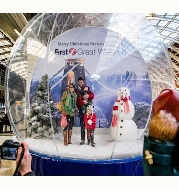 Christmas decoration giant inflatable snowballs