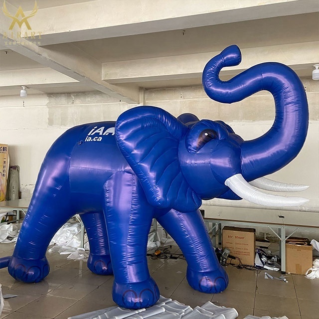 giant inflatable pink elephant, inflatable animal elephant balloon,customized cartoon animal for exhibition show