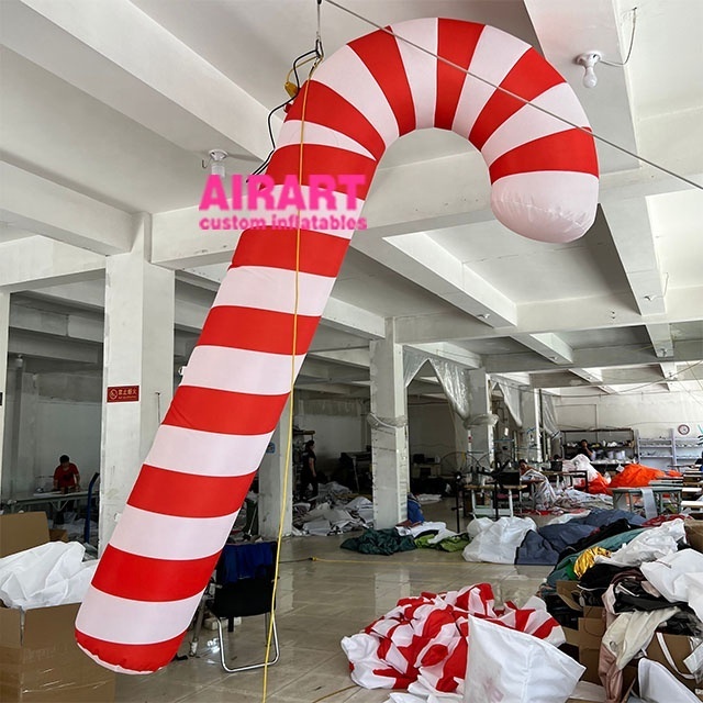 Factory Price Inflatable Advertising Candy Balloon Customize Inflatable Candy Cane For Sweets Shop