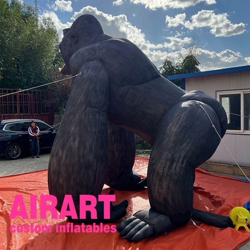 Customized Huge Size Inflatable Monkey Mascot Inflatable Cartoon Inflatable Gorilla Model