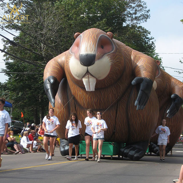 2020 Hot sale giant inflatable groundhog for advertising