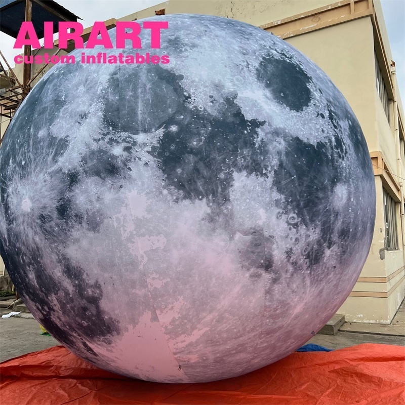 Planets Party Giant Inflatable Decoration, Big Inflatable Moon, High Quality Inflatable Moon Balloon