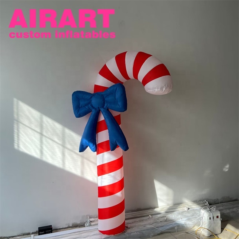 Factory Price Inflatable Advertising Candy Balloon Customize Inflatable Candy Cane For Sweets Shop