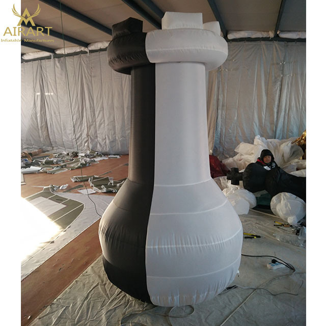 Giant custom giant inflatable airblown chess pieces shape balloon for sale