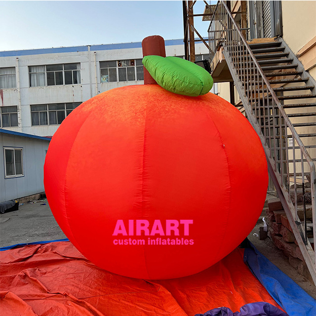 A1 3m Giant Inflatable Peach Model Customized Festival Advertising Inflatable Fruits For Sale