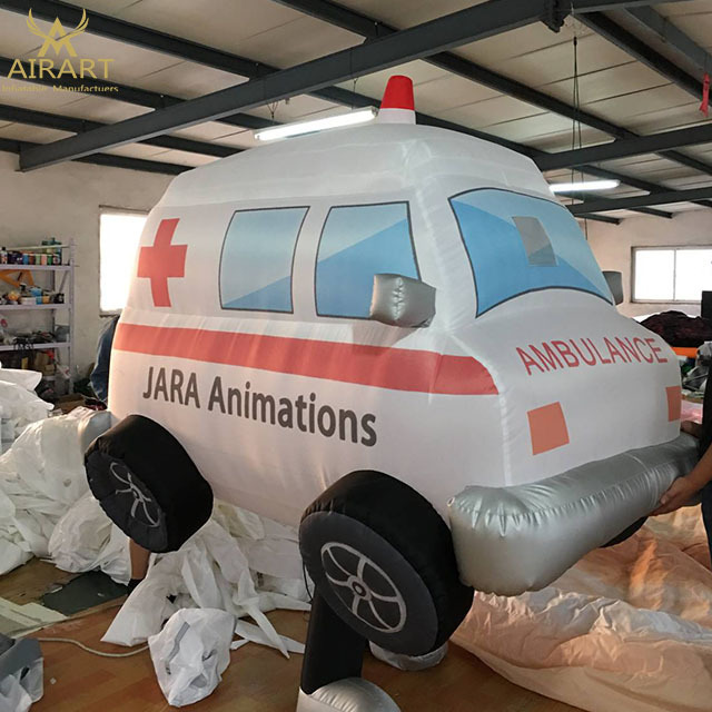 Advertising inflatable ambulance costume inflatable car costume