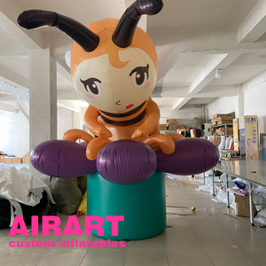 inflatable cartoon bee mascot,inflatable honeybee balloon