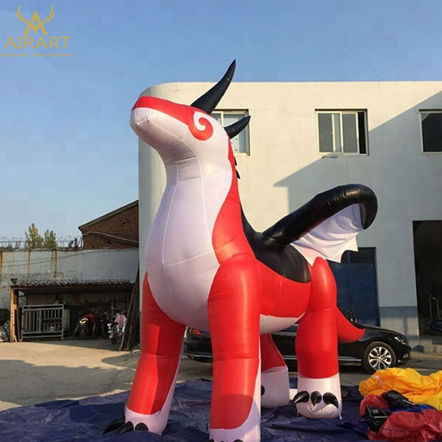 Giant custom inflatable horse anime cartoon mascot balloon