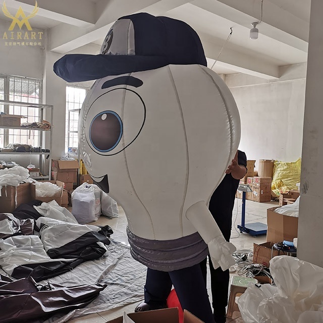 lights bulb inflatable costume,cartoon inflatable Bulb mascot costume/inflatable light balloon model