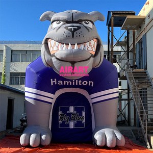 Outdoor decoration Advertising Inflatable Bulldog Tunnel Balloon Tent