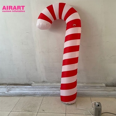 Cheap inflatable Christmas candy cane, party decoration inflatable candy