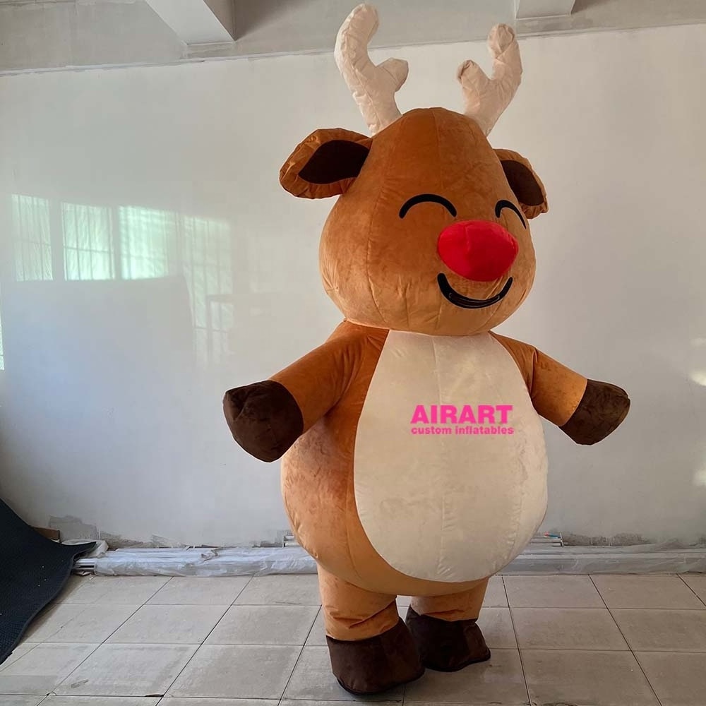 Lovely Advertising Inflatable Christmas Reindeer Costumes