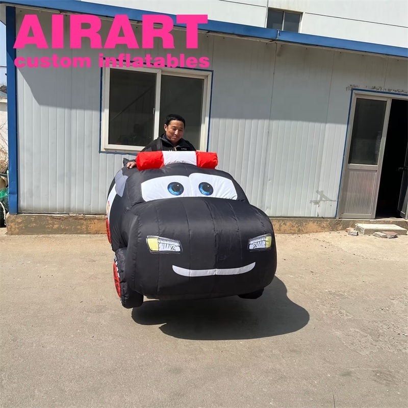 Parade Event Walking Inflatable Cartoon Car Costume For Adults