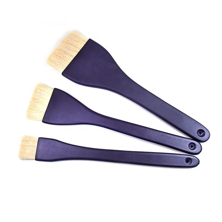 Factory Hot Sale Manufacturer Paint Brushes Natural Wooden Handle Hog Bristle Hair Painting Brush For Painting