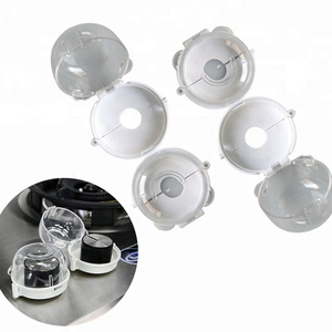 Stove Knob Covers for Child Safety Double-Key Design and Upgraded Universal Size Gas Knob Covers Oven Stove Knob lock