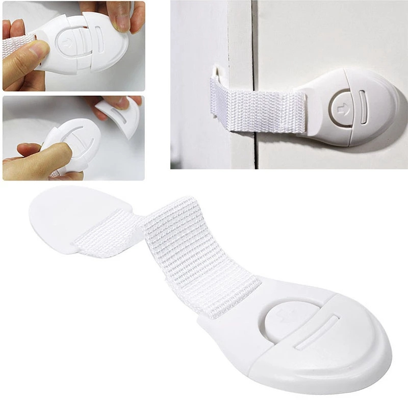 Children's Cabinet Lock Baby Safety Protection Child Safety Latches Drawers Cupboards Childproof Product plastic latch