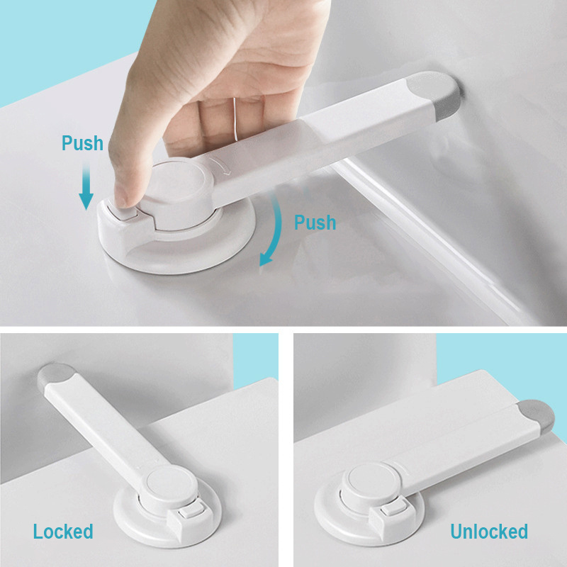 New Trends Baby Safety Locks Child Proof Toilet Seat Cover Locks