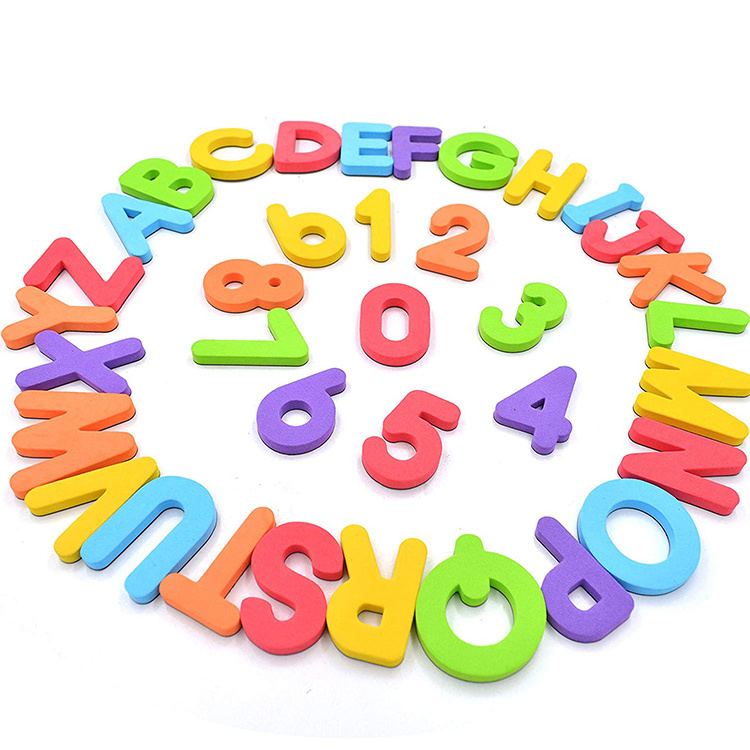 Kid Alphabet learning Letters EVA toy letter 3d fridge magnet foam educational learning toys