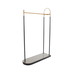 Custom Shop Display Stand Stainless Steel Clothes Display Racks Shelf For Clothing Shop