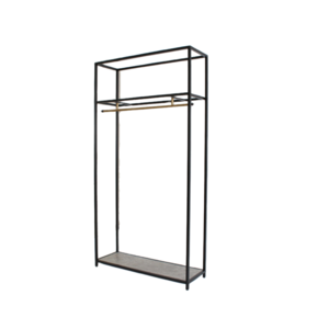 Stainless Steel Clothes Display Stand Garment Display Rack Clothes Shelf Metal Boutique Shop Clothing Retail Display Racks