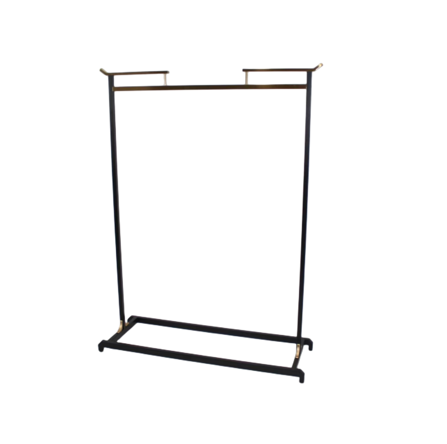 Black Metal Furniture Clothing Rack Shelf For Retail Boutique Store Clothes Hanging Stand Dress Display Rack