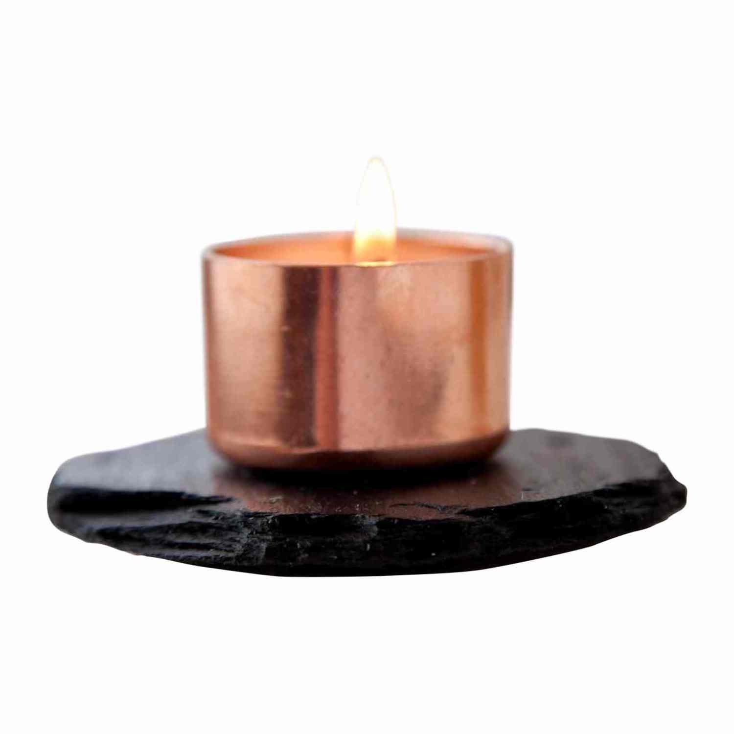 Handmade Top Quality Copper Tumbler for Tea Light Candle Jars Container scented candle container