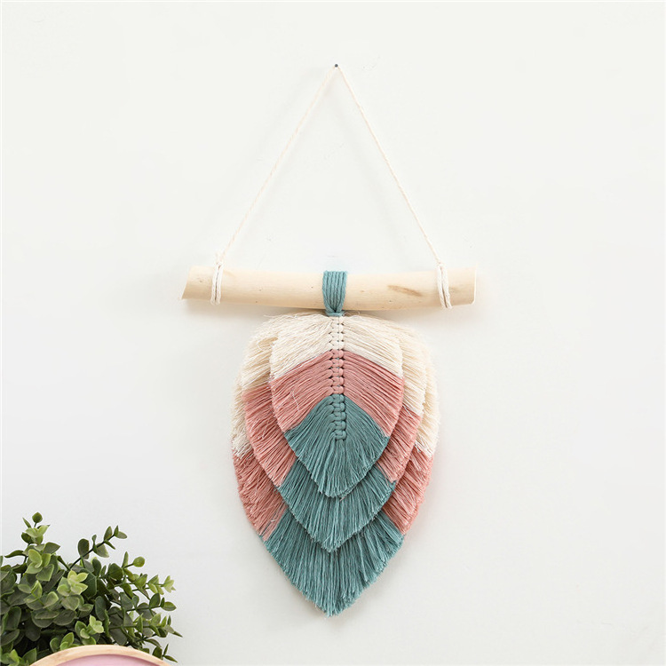 Top Quality Woven Macrame Cotton  Wall Hanging Boho For Bedroom Living Room Home Decoration