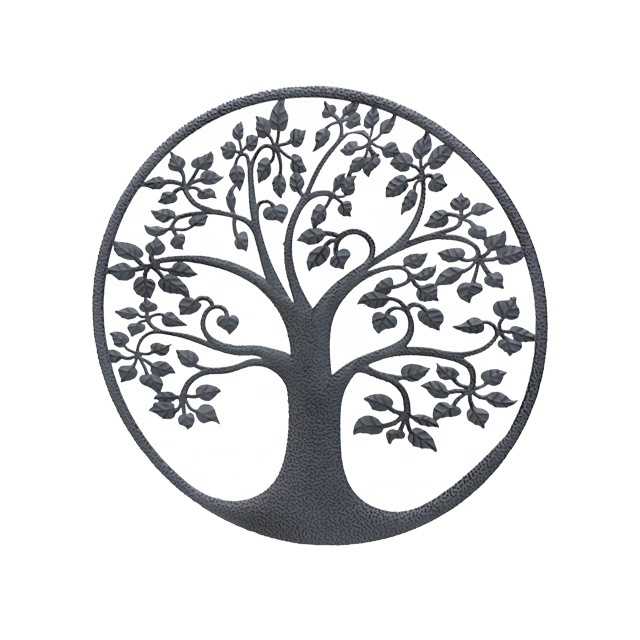 Metal Sculpture Tree of Life Metal Wall Art For Living Room