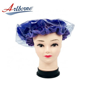 Cordless Thermal Microwave Heat Wrap Bonnet Cap Heat Hair Steaming Treatment Cap Hair Steamer Deep Conditioning Heat Cap