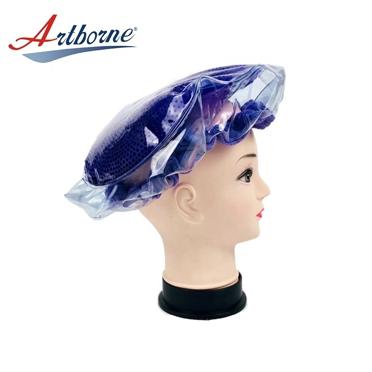 Cordless Thermal Microwave Heat Wrap Bonnet Cap Heat Hair Steaming Treatment Cap Hair Steamer Deep Conditioning Heat Cap