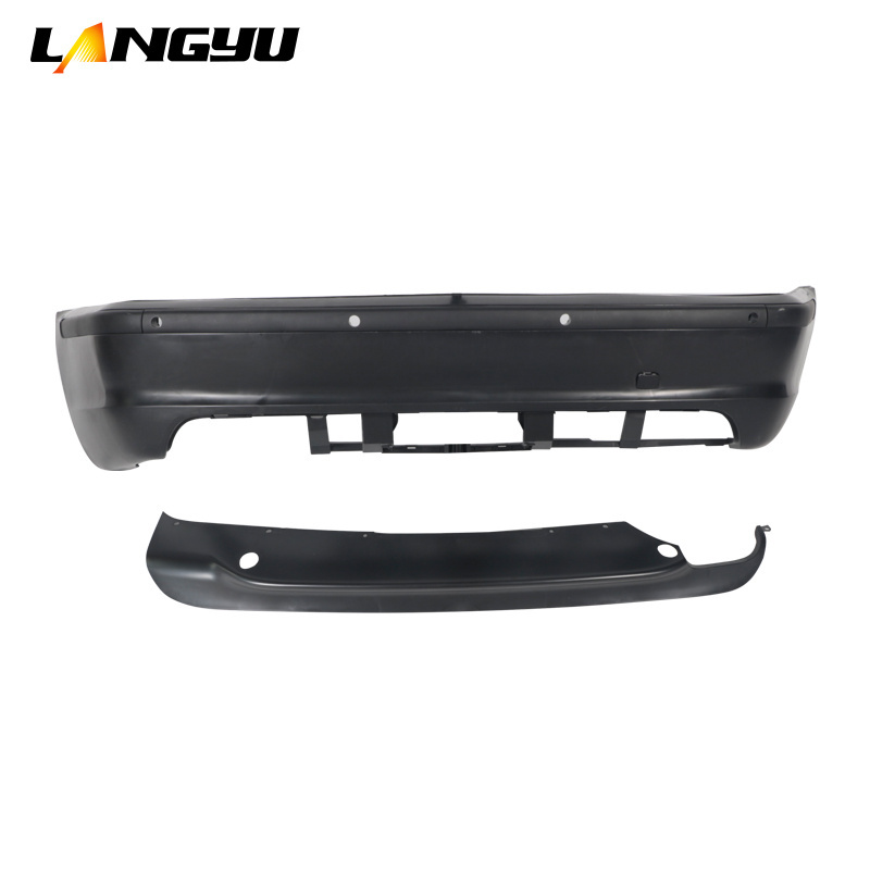 Car Body Modification Parts Bumper Assembly Side Skirt 3 Series E46 Sedan 4 Doors MT Style Bodykit For BMW E46 Body Kit