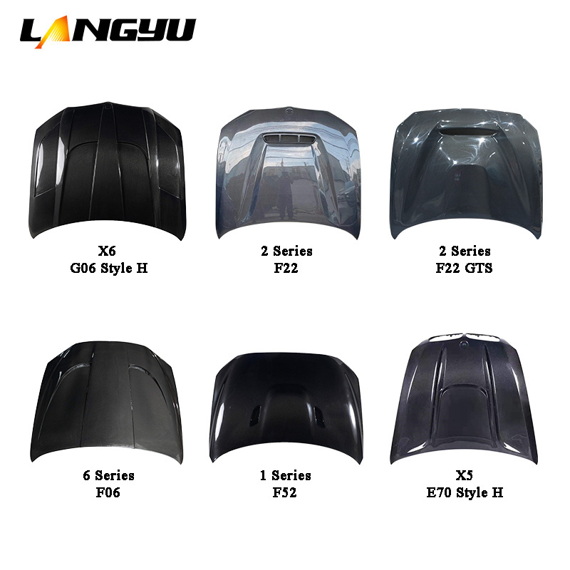 Auto Body Parts Bmw Bonnet Engine Cover Front Bonnet Car Hoods For Bmw 1 2 3 4 5 6 Series X5 X6 M3 M4 M5 Carbon Fiber Hood