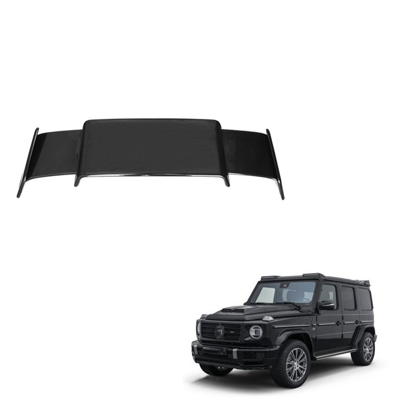 Car Parts Top Spoiler Wing Dry Carbon Fiber G Class W463 W464 Roof Spoiler For Mercedes-Benz W464 Rear Spoiler