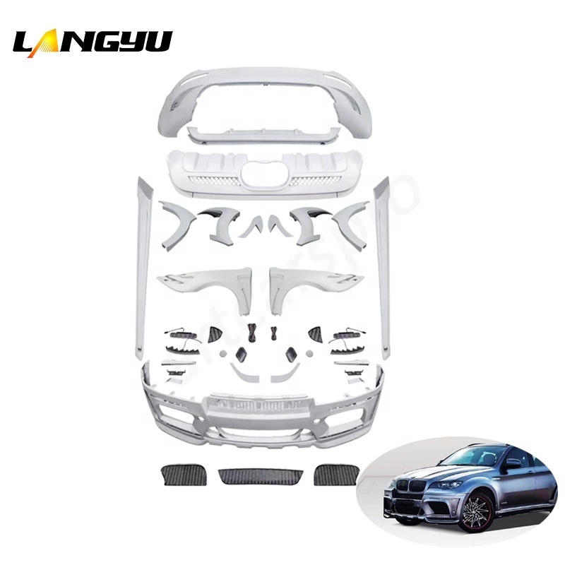 For 2008-2013 Car Accessories HM Style PP Plastic Bmw X6 E71 Body Kit