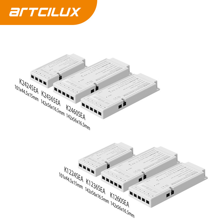 AC200-240V DC12V/DC24V LED Power Supply Cost-effective 24W/36W/60W LED Transformer switching power sup