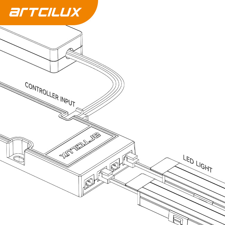 AC200-240V DC12V/DC24V LED Power Supply Cost-effective 24W/36W/60W LED Transformer switching power sup