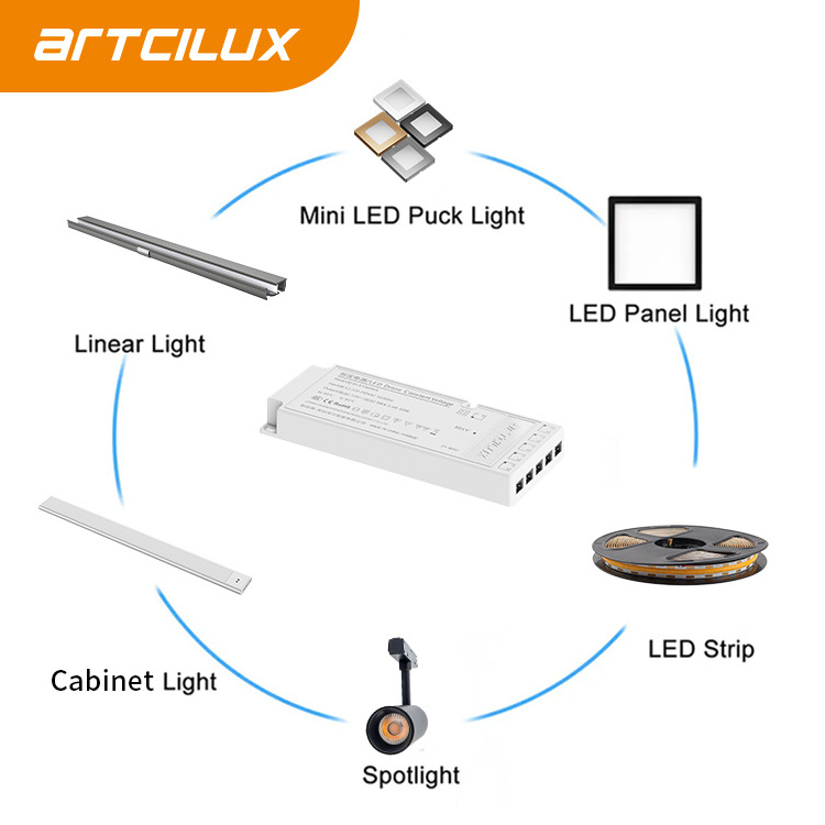 AC200-240V DC12V/DC24V LED Power Supply Cost-effective 24W/36W/60W LED Transformer switching power sup