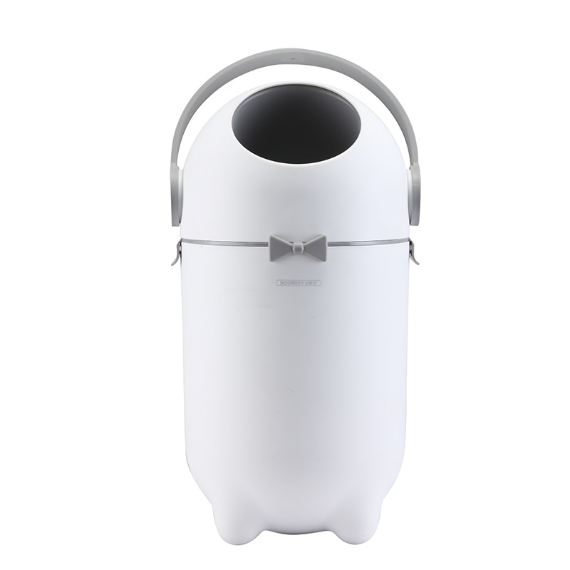 Wholesale Unique Luxury Indoor Lock Garbage Bin Modern Slim Hotel Bathroom Kitchen Trash Can Plastic Lid Large Garbage Cover