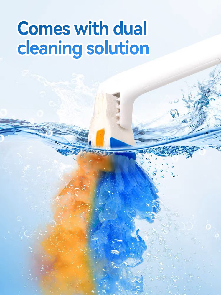 Disposable Toilet Cleaning Brush Replaceable Refill Heads Bathroom Cleaner Wall Mounted Disposable Toilet Brush