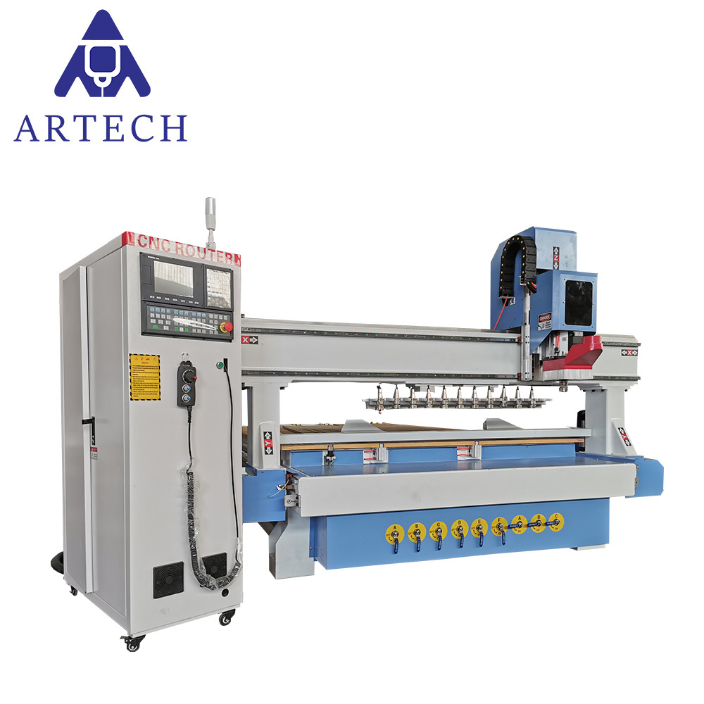 China 6090 1212 1325 1530 2030 2040 3 Axis 4 Axis 5 Axis Atc Woodworking Rotary 3D Cnc Router Wood Mold Engraving Machine Price