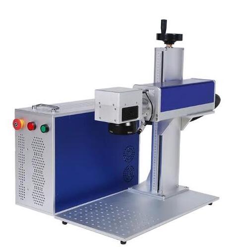 Portable Desktop Metal Fiber Laser Engraving Marker 20w 30w 50w 100w Fiber Aluminum Laser Marking Machine for Wood  Stone Paper