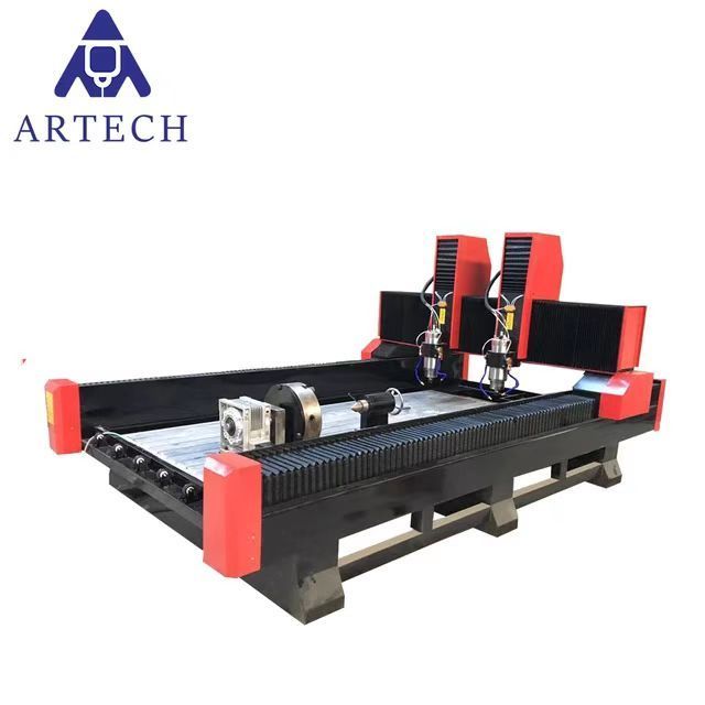 Tombstone Monument Stone Cutting and Engraving Machine  with Cooling Tank