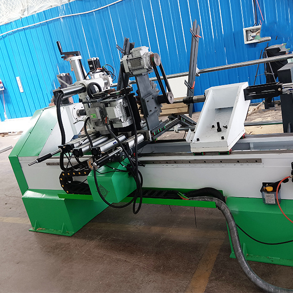 large size wood lathe wood turning machine for bleachers railings making